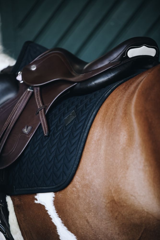KENTUCKY® HORSEWEAR Schabracke Fishbone Springen, schwarz