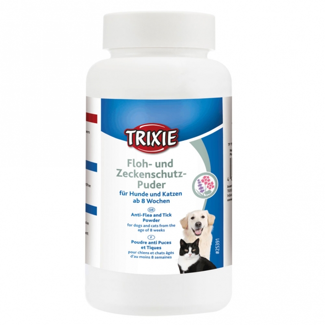 TRIXIE Floh- und Zeckenschutz-Puder