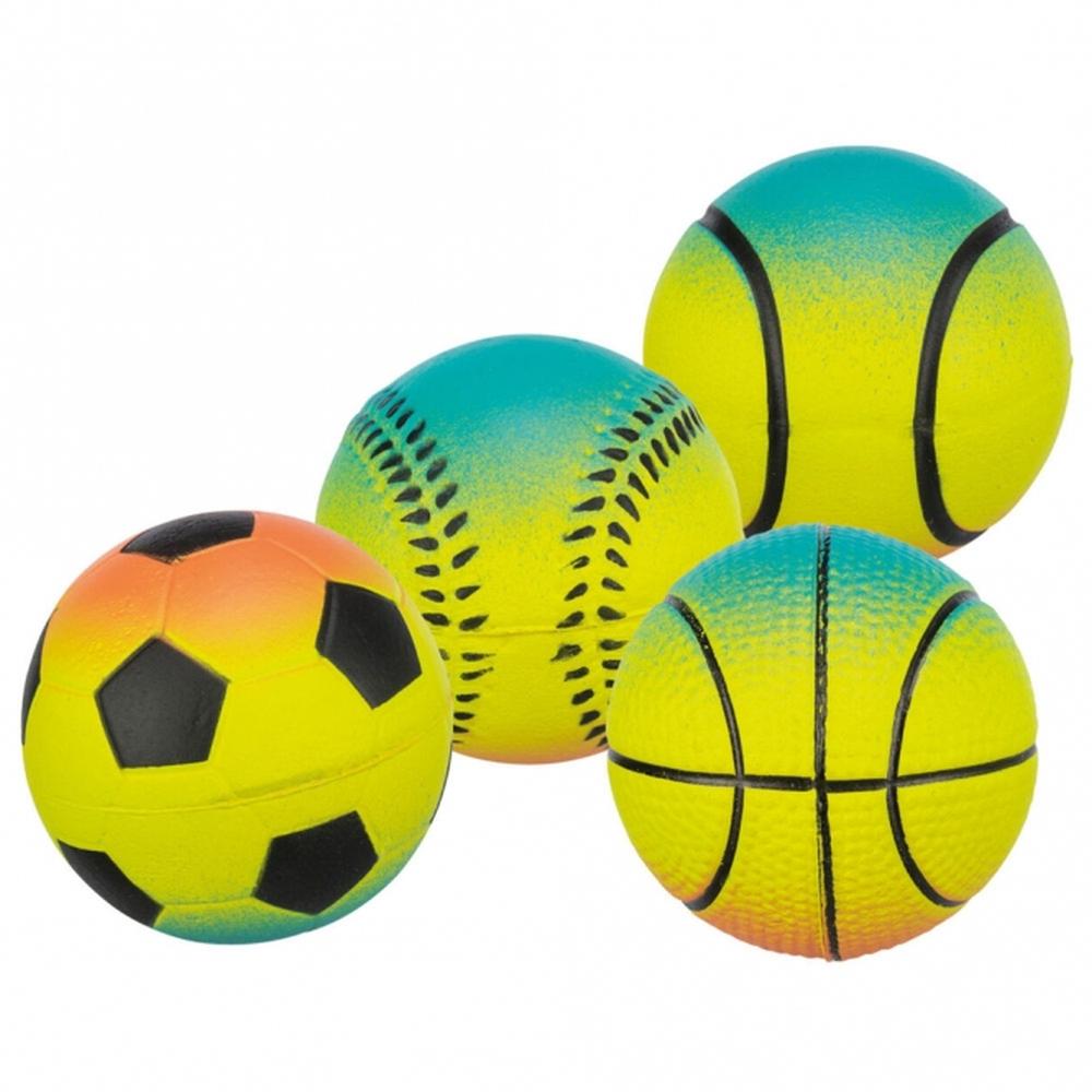 TRIXIE Neonball aus Moosgummi, schwimmend