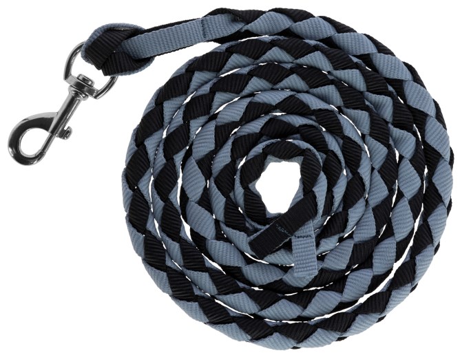 KERBL American Lead Rope 2,5 m schwarz/grau