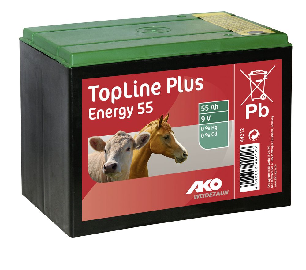 AKO 9 Volt Zink-Luft Trockenbatterie TopLine Plus