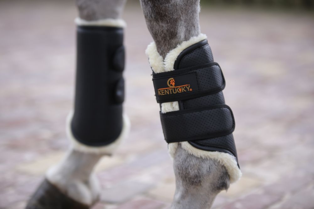 KENTUCKY® HORSEWEAR Gamasche Solimbra vorne, schwarz