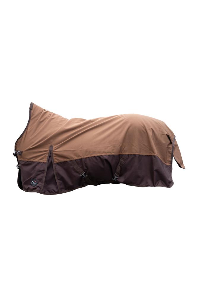 HKM Highneckdecke Glasgow - 1200D, 300 g Wattefüllung, karamel/braun