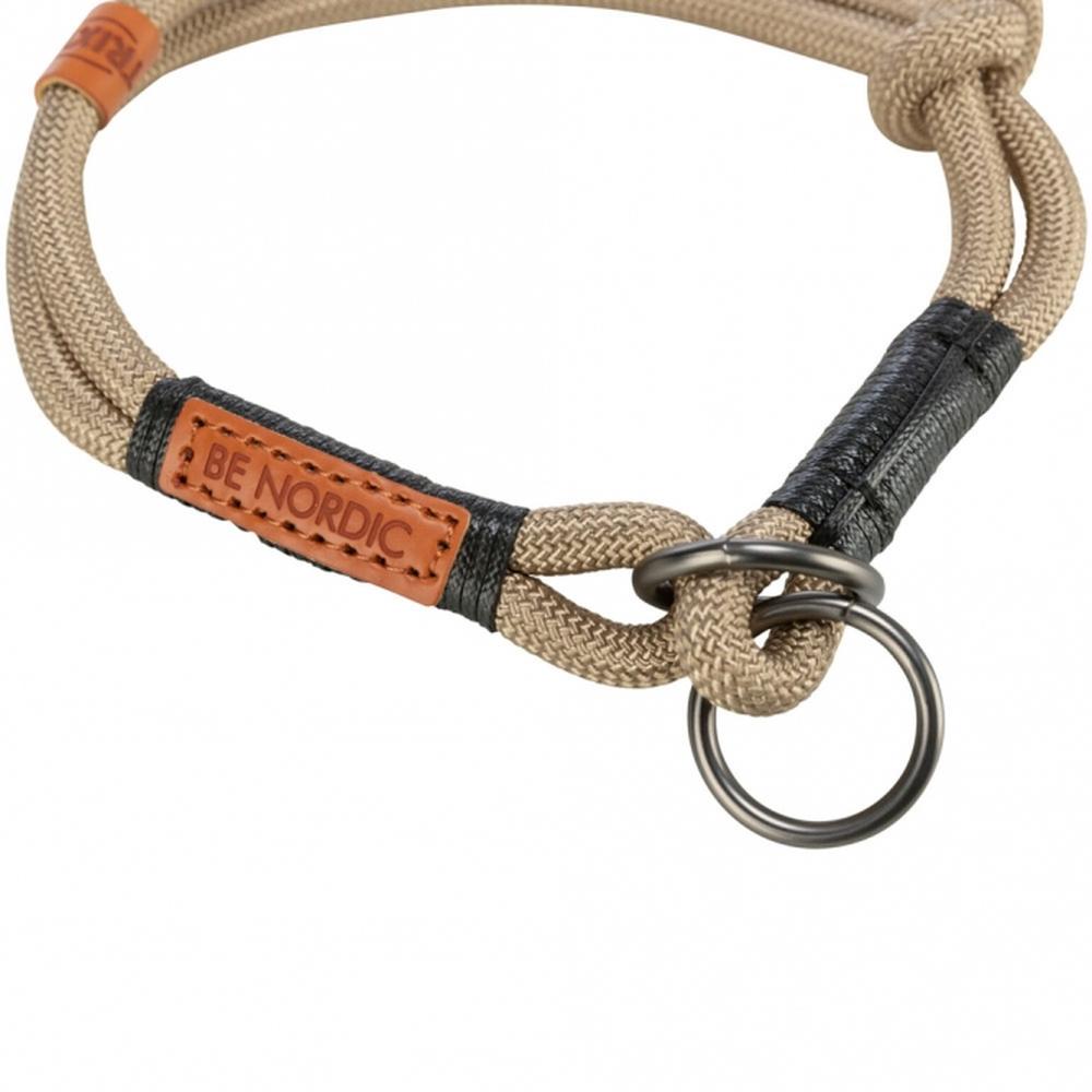 TRIXIE BE NORDIC Zug-Stopp-Halsband, sand/schwarz