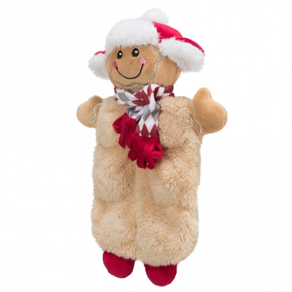 TRIXIE Xmas Schlenkertier Lebkuchenmann mit Stimme