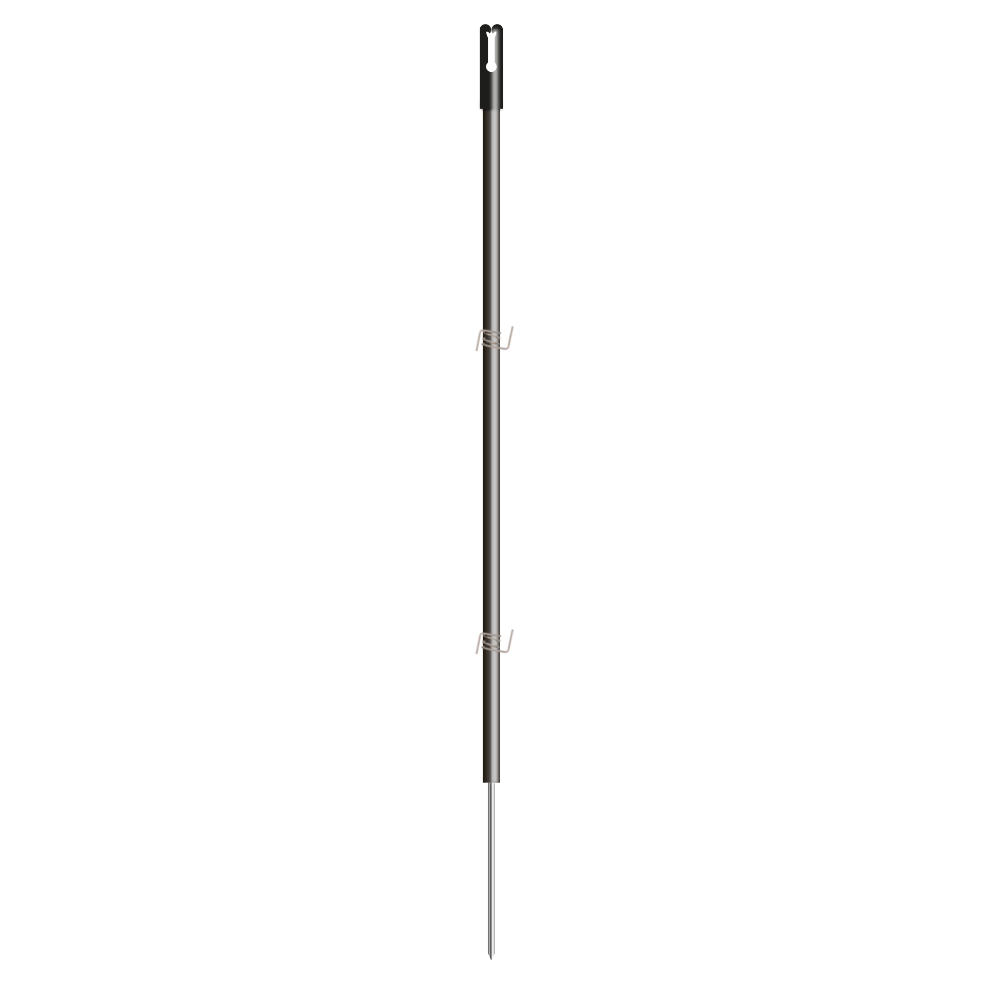 GALLAGHER Kunststoffpfahl, schwarz, Ø 13 mm (10 Stück)