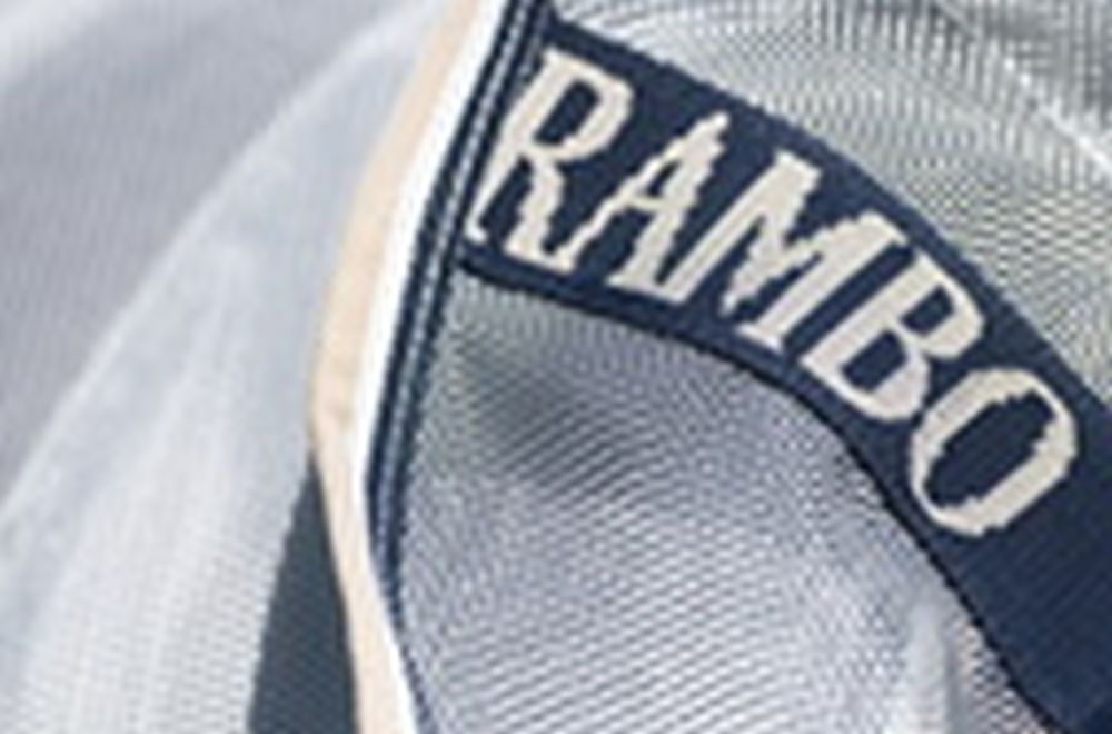 HORSEWARE® Fliegendecke Rambo® Protector Plus, silver/navy