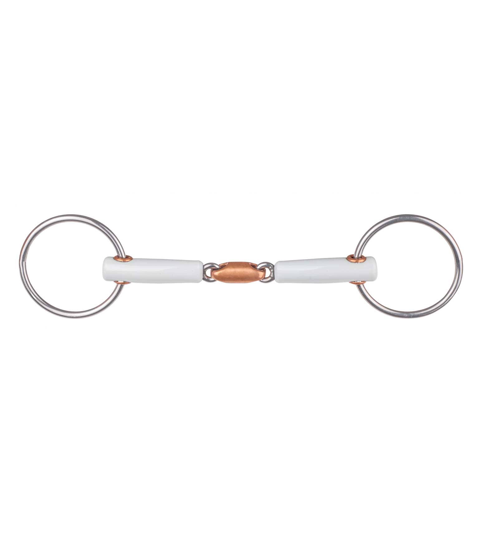 BERIS Unterlegtrense, doppelt gebrochen, Ring 6 cm, medium