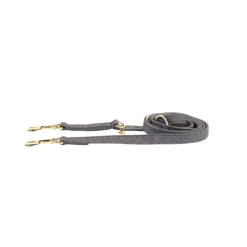 KENTUCKY® DOGWEAR Hundeleine aus Wolle 200 cm, grau