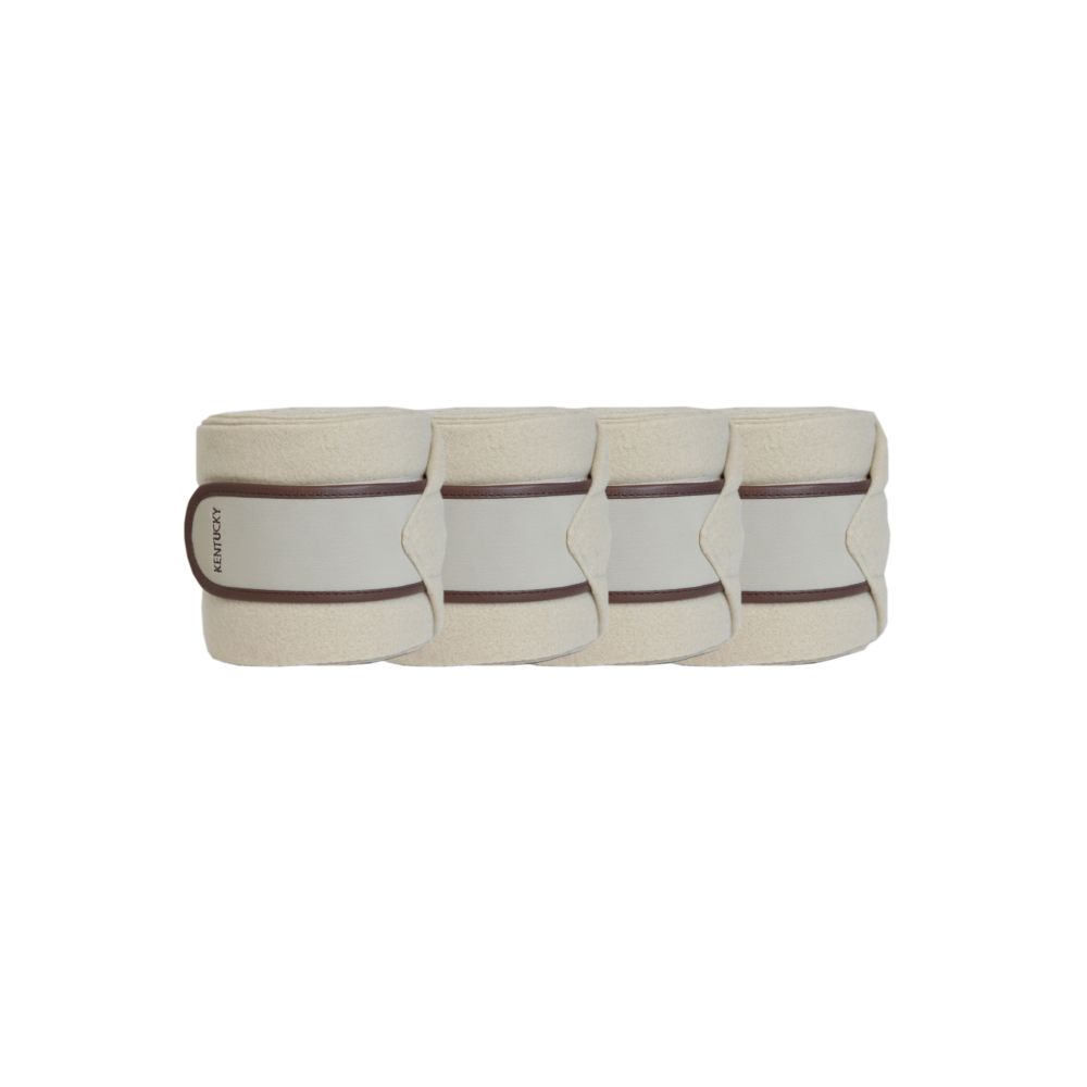 KENTUCKY® HORSEWEAR Fleece-Bandagen, 4er-Set, beige