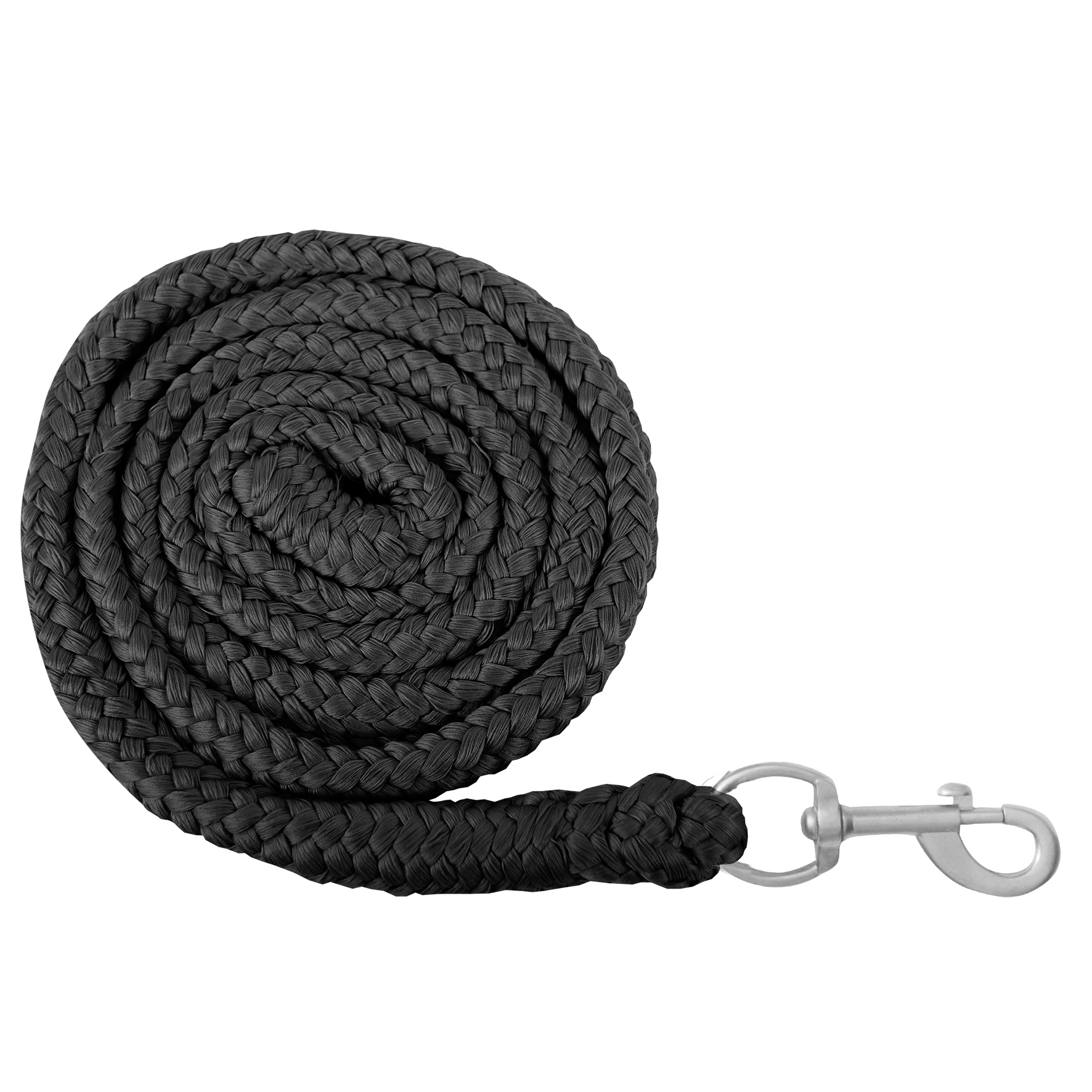 WALDHAUSEN Anbindestrick Economic - Karabinerhaken, schwarz