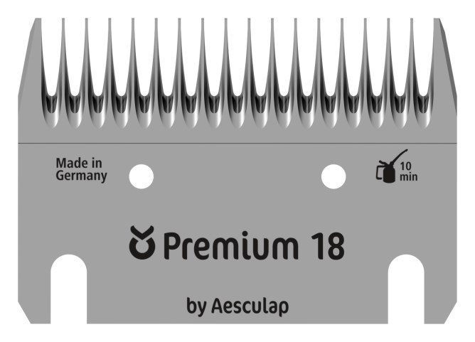 AESCULAP Schermesser-Set Premium, 18/17