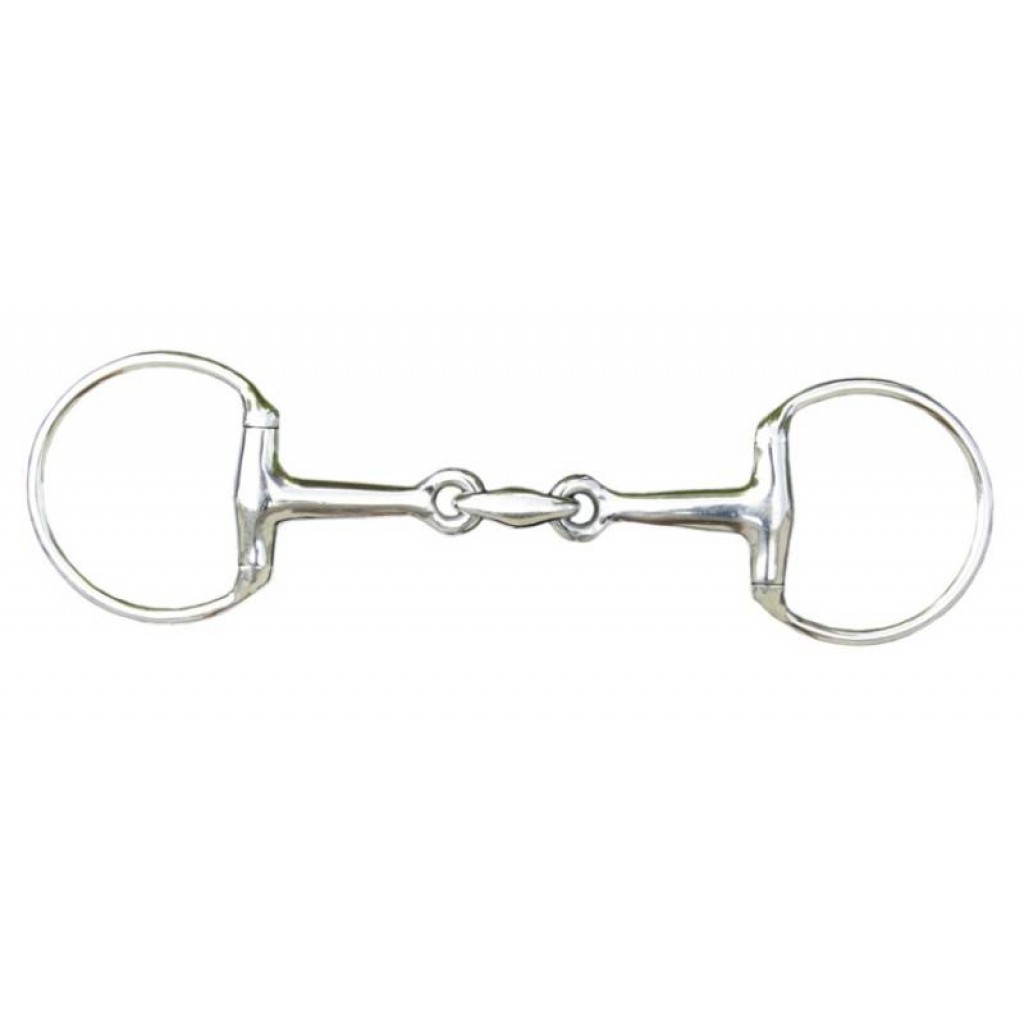 Doppelt gebr.Olivenkopfgebiss 18 mm aus Edelstahl