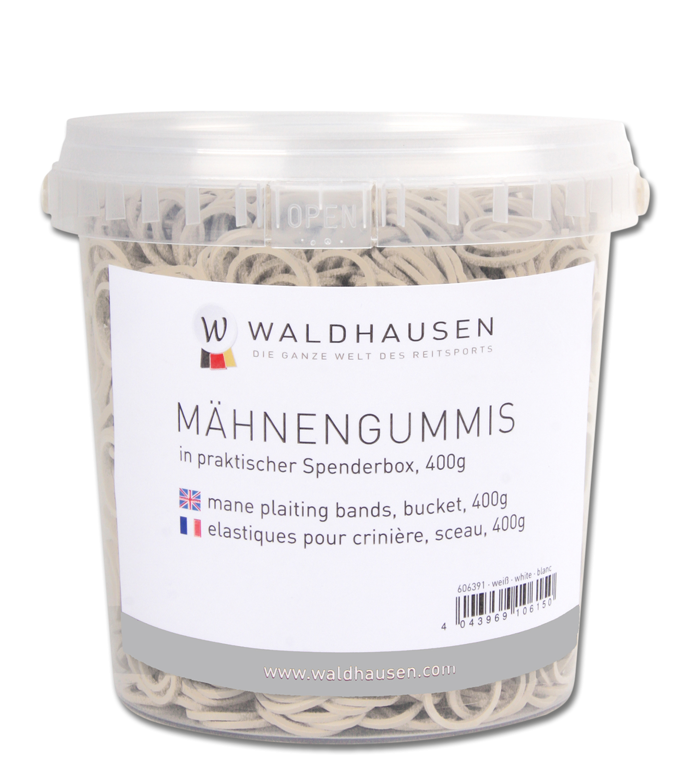 Mähnengummis im Eimer, 400 Gramm