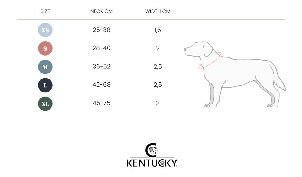 KENTUCKY® DOGWEAR Hundehalsband Kord, bordeaux