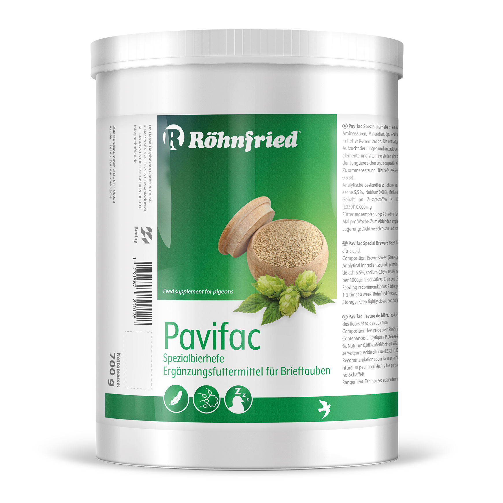 RÖHNFRIED® Pavifac Spezialbierhefe