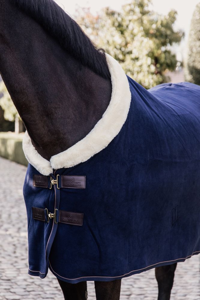 KENTUCKY® HORSEWEAR Turnierabschwitzdecke Heavy Fleece, marine