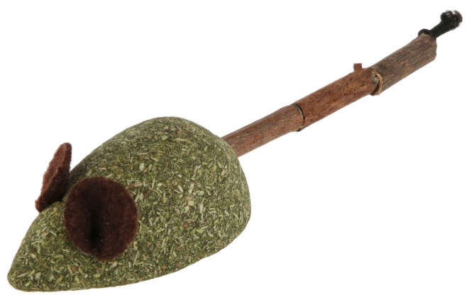 KERBL Maus aus Matatabi und CatNip für Katzen, 11cm, 2 Stück
