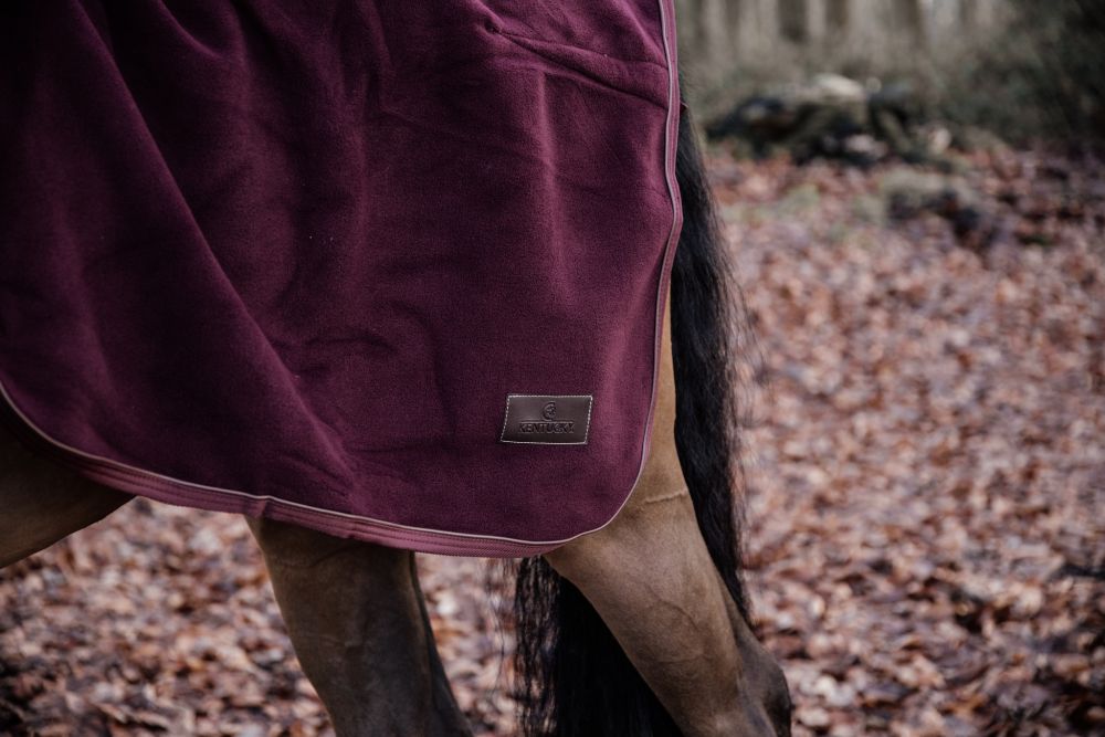 KENTUCKY® HORSEWEAR Ausreitdecke Heavy Fleece, bordeaux