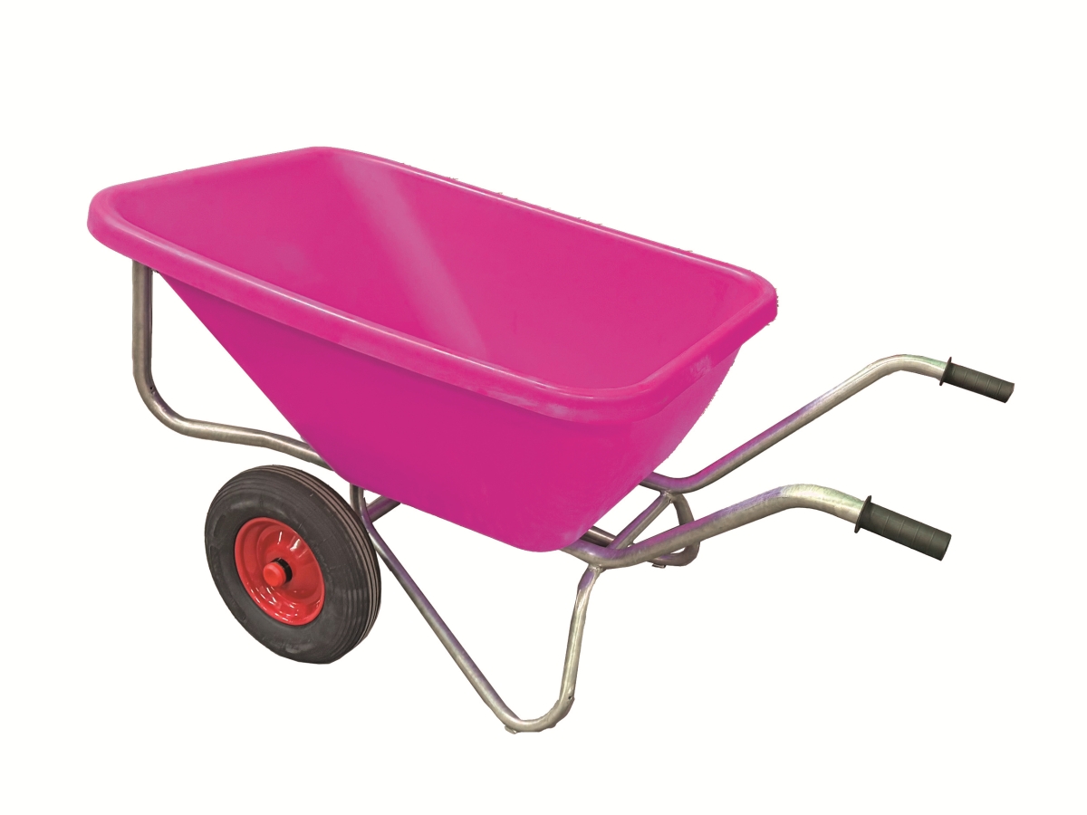 GROWI® Compactkarre Big Ben 2-rädrig 180 l in pink