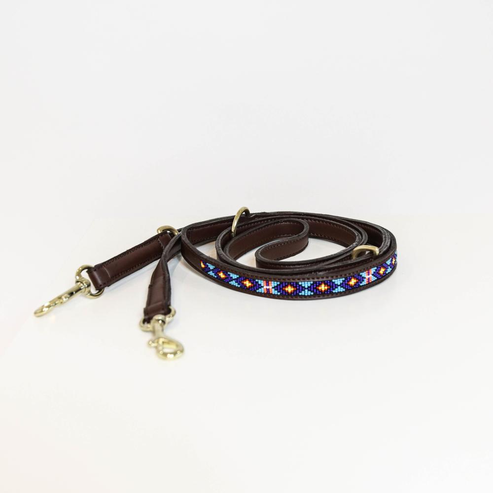 KENTUCKY® DOGWEAR Hundeleine Pearls 250 cm, blau
