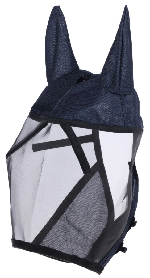 KERBL Fliegenmaske mit Ohrenschutz SuperFly, navy