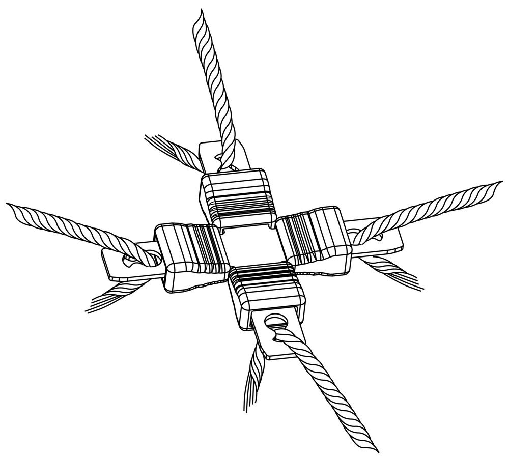 AKO Litzclip® Litzen-Kreuzverbinder