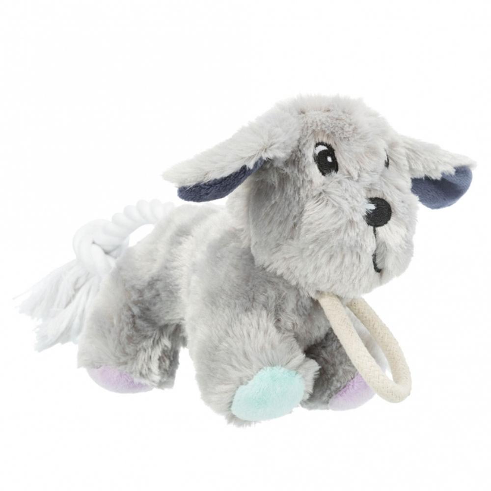 TRIXIE Junior Plüschhund mit Tau