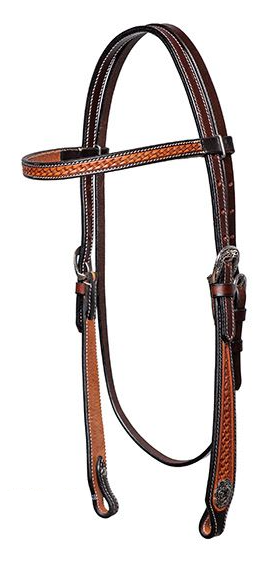 WESTERN IMPORTS® XL-HEADSTALL, TWO TONE