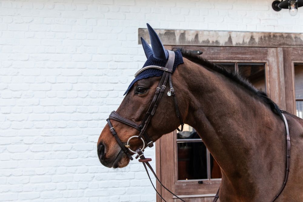 KENTUCKY® HORSEWEAR Fliegenhaube Soundless, dunkelblau