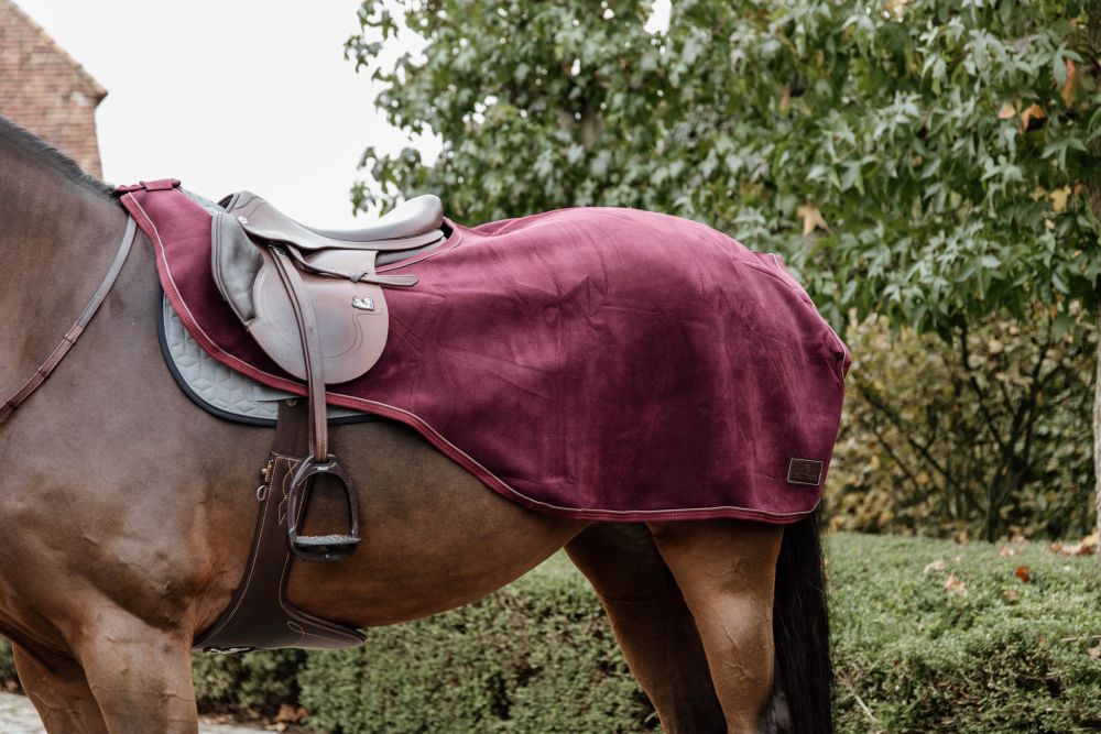 KENTUCKY® HORSEWEAR Ausreitdecke Heavy Fleece, bordeaux