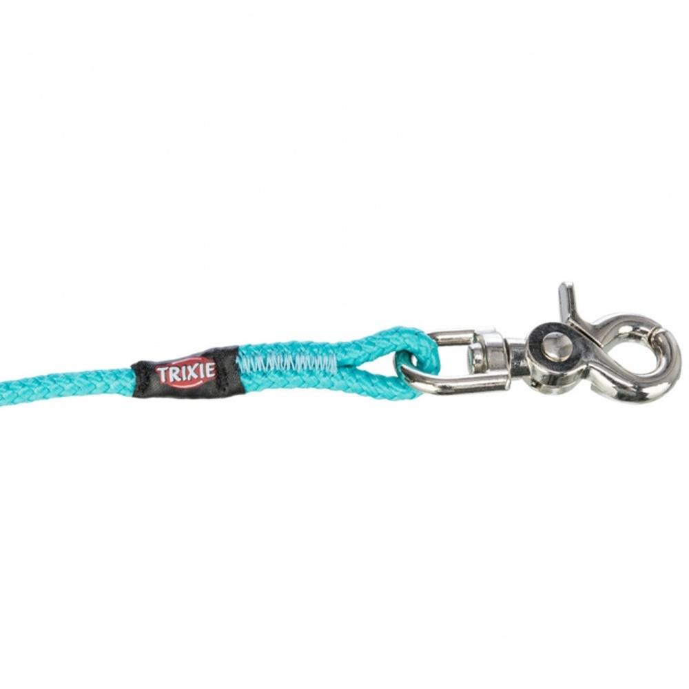 TRIXIE Schleppleine aus Segeltau mit Trigger Snap Hook, rund