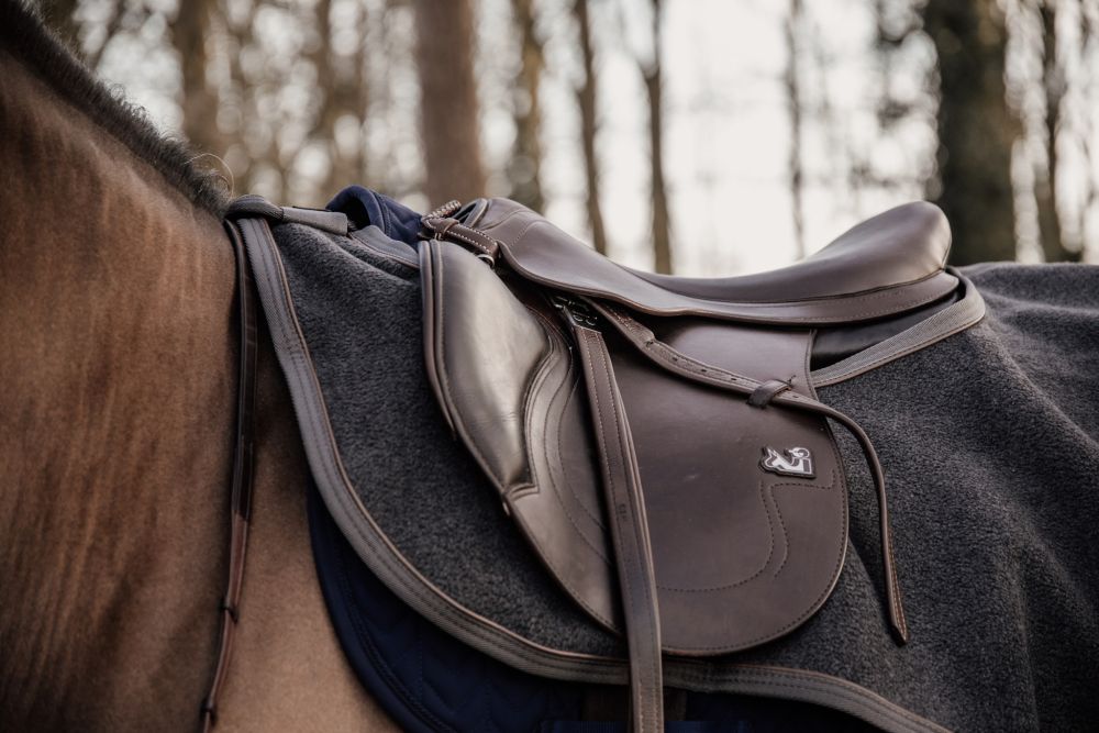 KENTUCKY® HORSEWEAR Ausreitdecke Heavy Fleece, dunkelgrau
