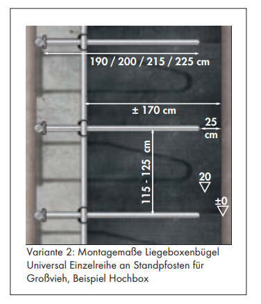 PATURA Liegeboxenbügel Universal 