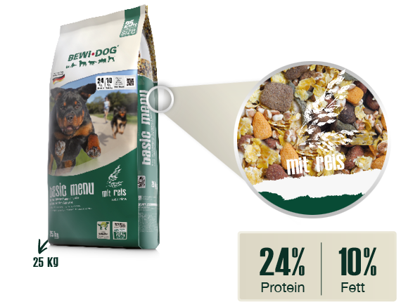 BEWI DOG® basic menu