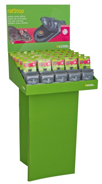 KERBL Rattenfalle ratStop einzeln, Stand-Display