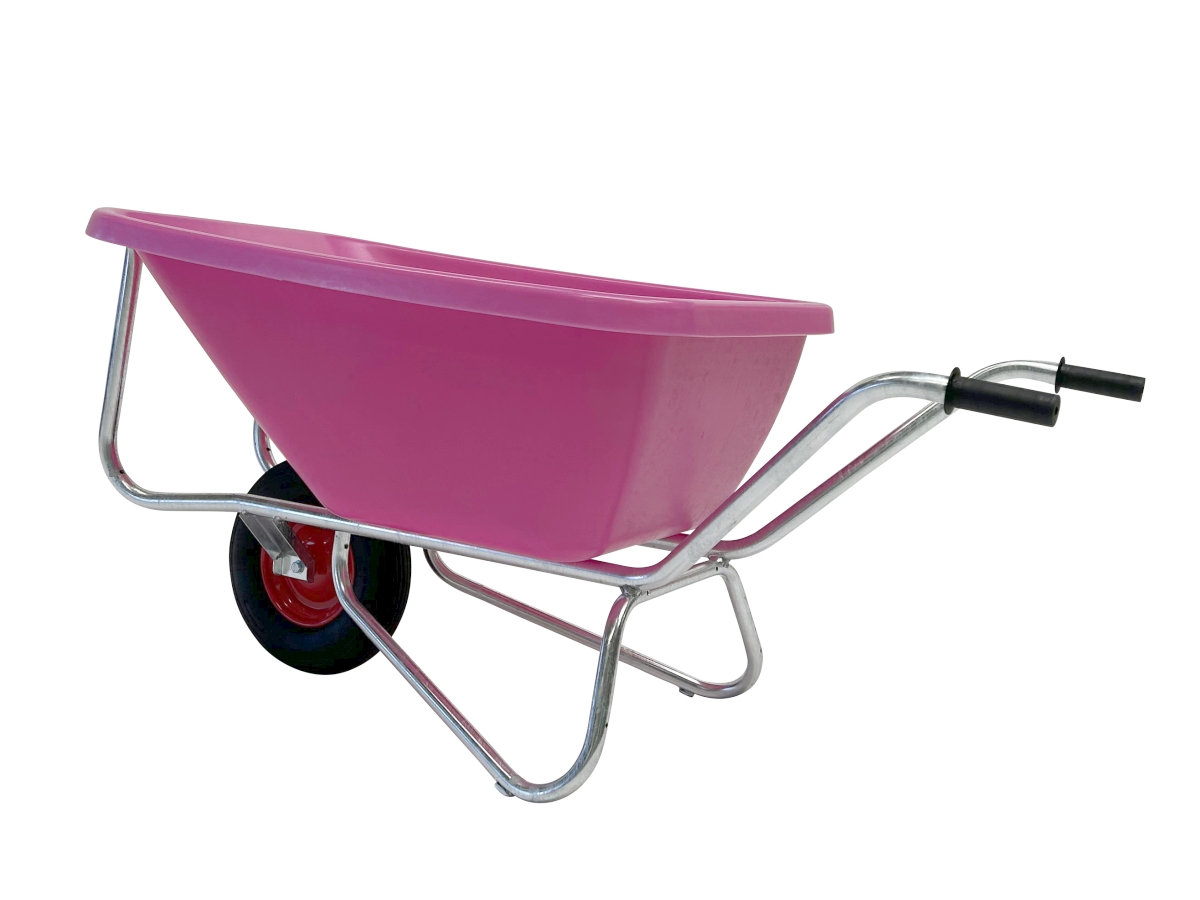 GROWI® Compactkarre Big Ben 1-rädrig 180 l in pink