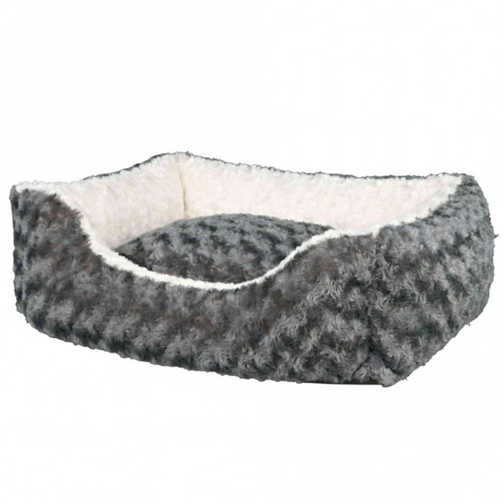 TRIXIE Hundebett Kaline, rechteckig, grau/creme