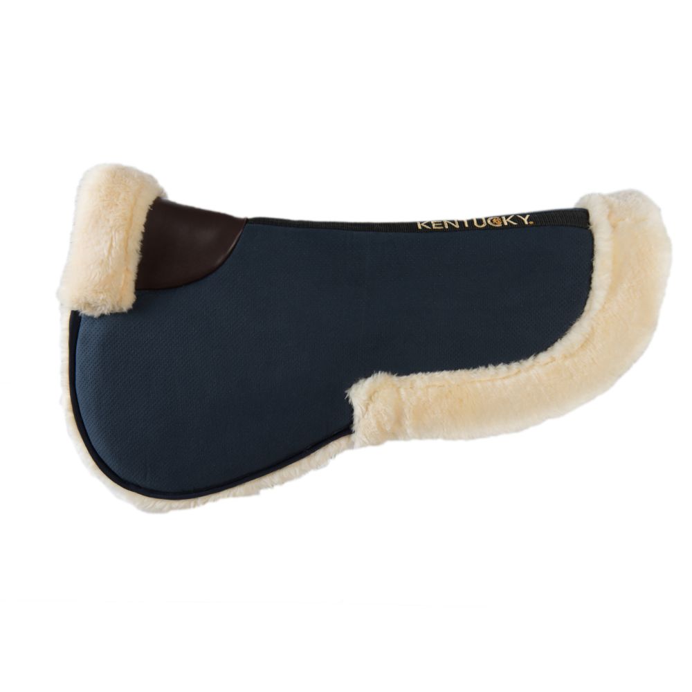 KENTUCKY® HORSEWEAR Lammfell Sattelpad Absorb, marine