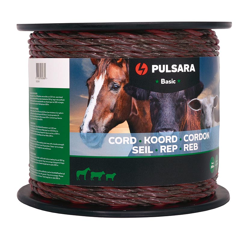PULSARA Cord Bacic, 5 mm, terra 