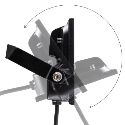 SHADA Flutlicht-LED - 50W 9000lm 4000K - Lumileds LED - schwarz