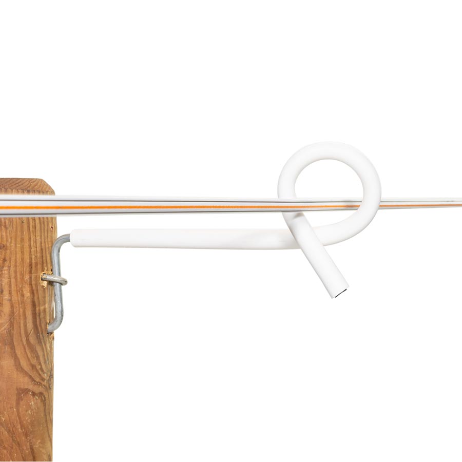 GALLAGHER Abstandhalter mit Ösenisolator, weiß