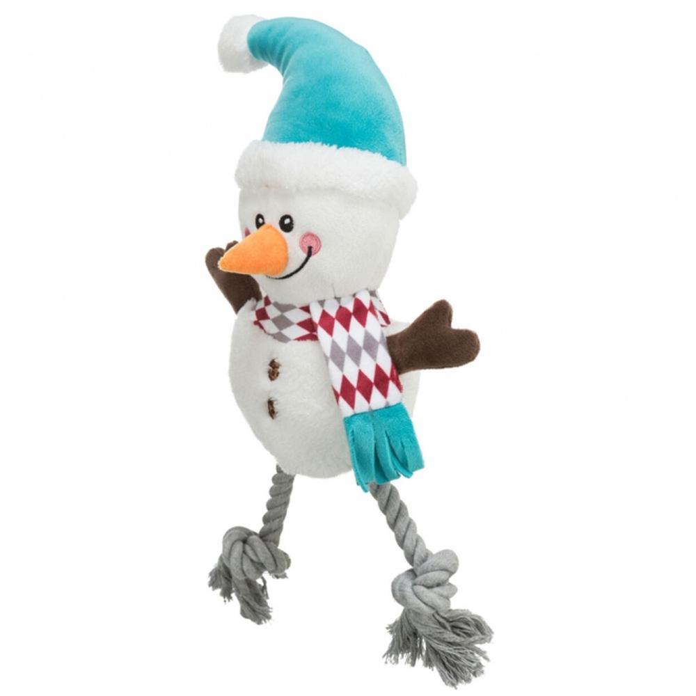 TRIXIE Xmas Spielzeug Schneemann mit Stimme