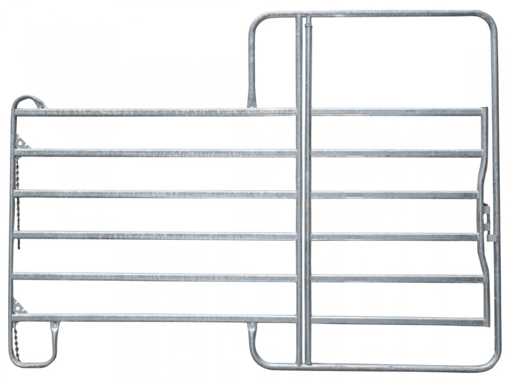 STALLBEDARF24 Weidepanel mit Tor - Höhe: 2,20 m