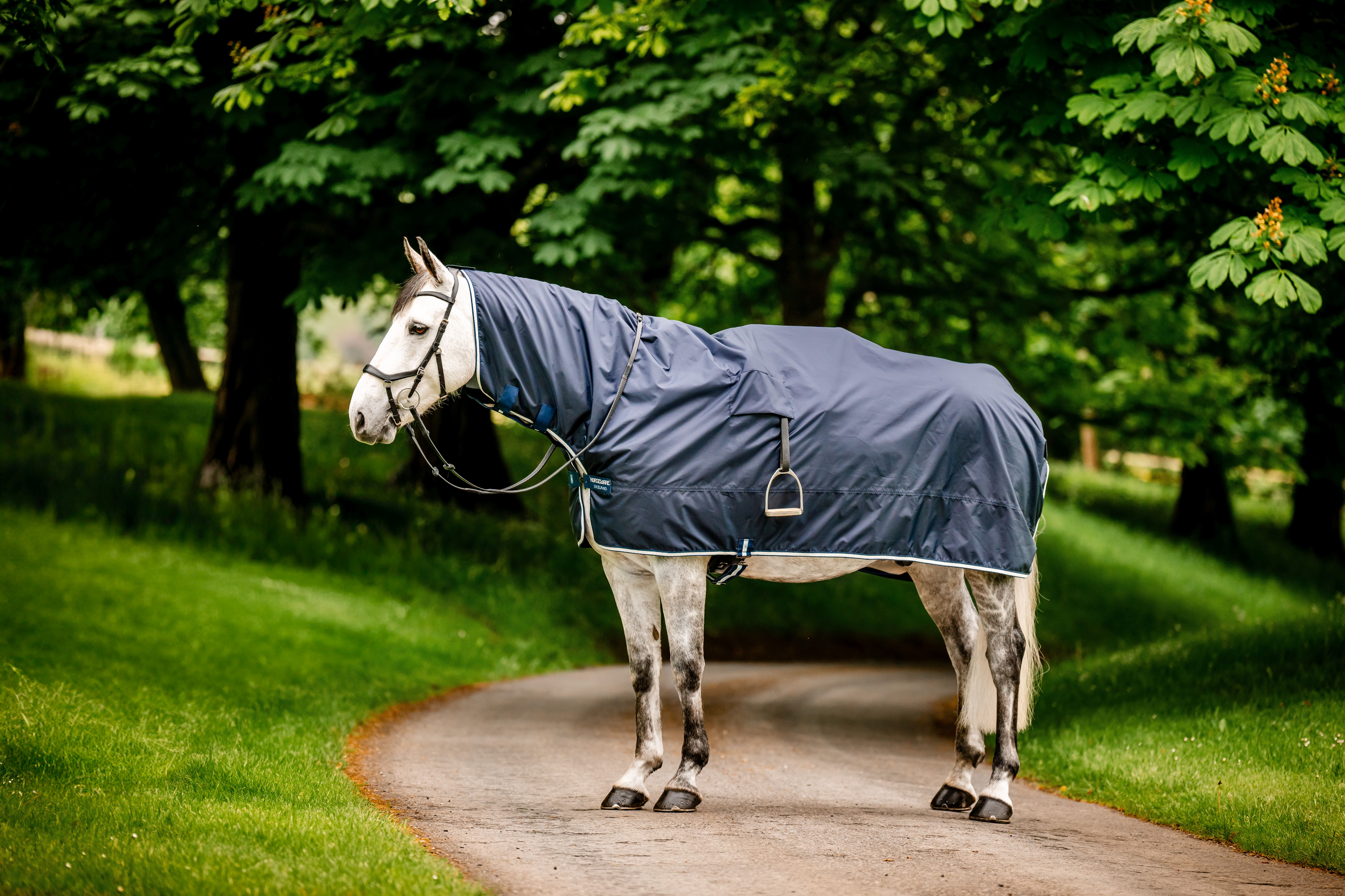 HORSEWARE® Newmarket Regendecke, witney/navy