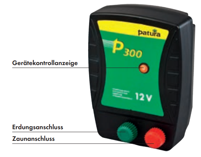 Weidezaungerät P300, 12V