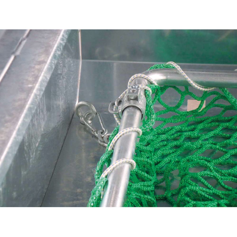 PATURA Rahmen für Futtersparnetz für Großballenraufen