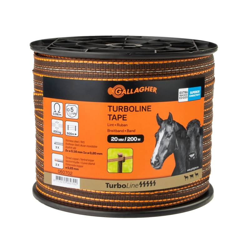 GALLAGHER TurboLine-Breitband 20 mm, terra (200 m)