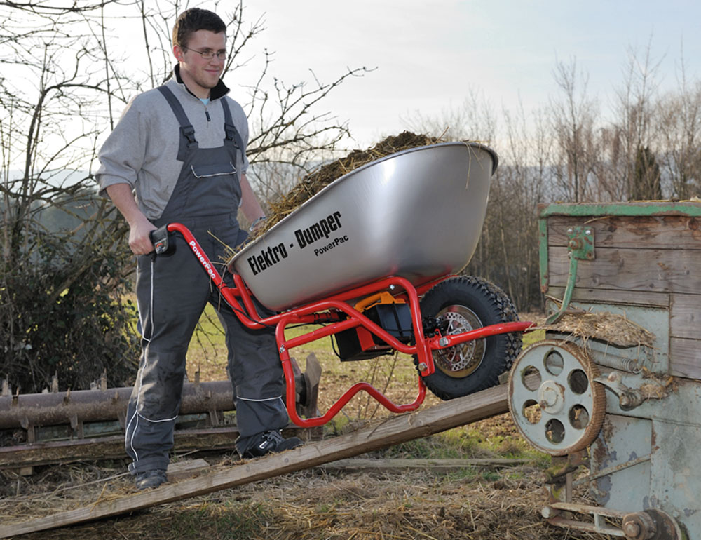 Motorschubkarre elektrisch, 115 l