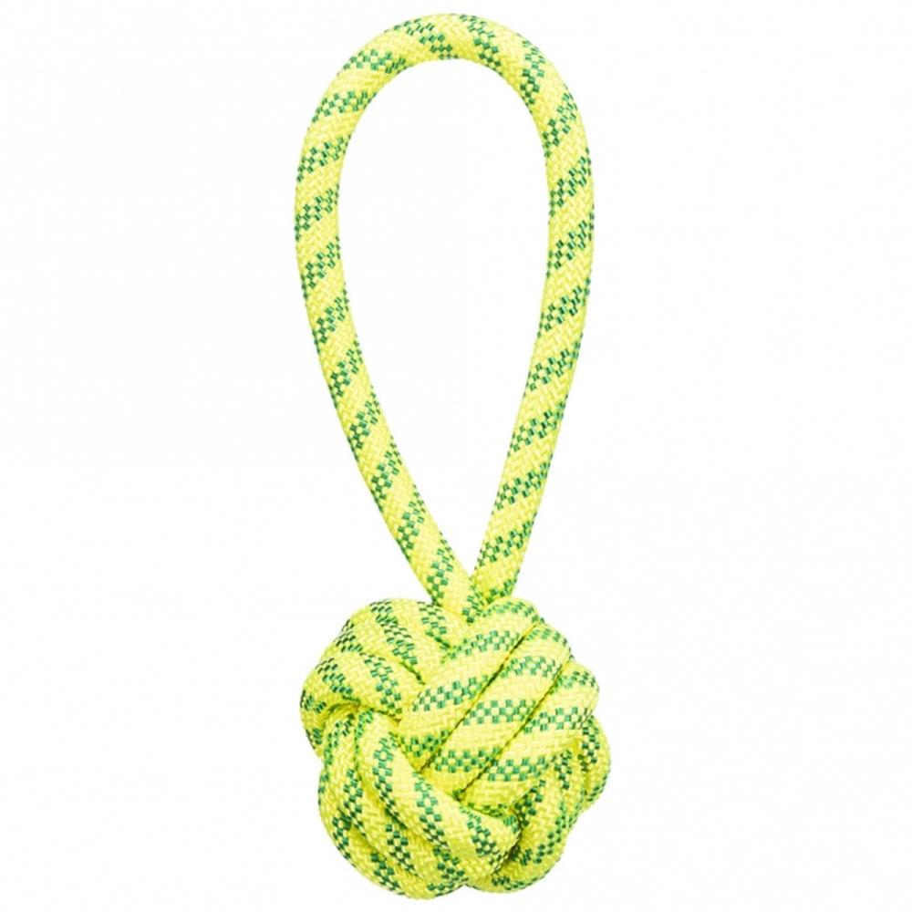 TRIXIE Aqua Toy Spieltau mit eingeflochtenem Ball, schwimmend